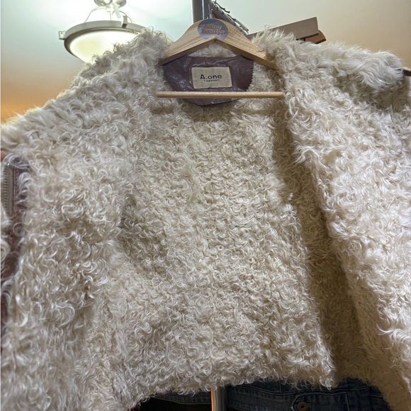 Leather Goat Fur Jacket - Picture 8 of 9